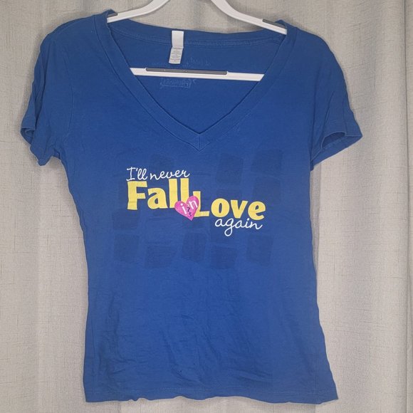 Promises, Promises The Musical Womens V-neck Tee- Large - Picture 1 of 3